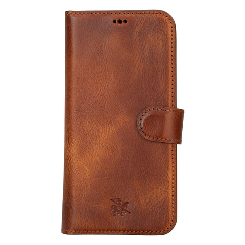 Florence RFID Blocking Leather Wallet Case for iPhone 15 Plus