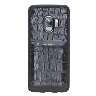 Funda tipo billetera de cuero Cosa Snap On para Samsung Galaxy S9