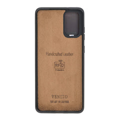 Verona Funda tipo billetera delgada de cuero con bloqueo RFID para Samsung Galaxy S20