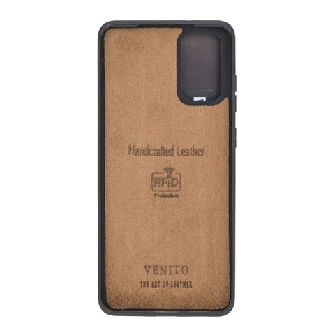 Verona Funda tipo billetera delgada de cuero con bloqueo RFID para Samsung Galaxy S20