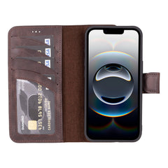 Ravenna RFID Blocking Detachable Leather Wallet Case for iPhone 17e