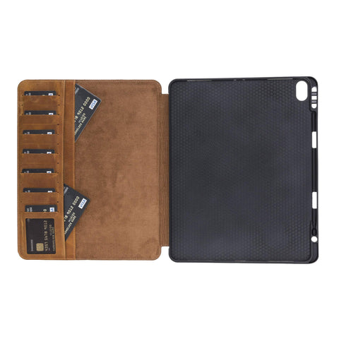 Funda tipo billetera de cuero Parma para iPad Pro 12.9 2018