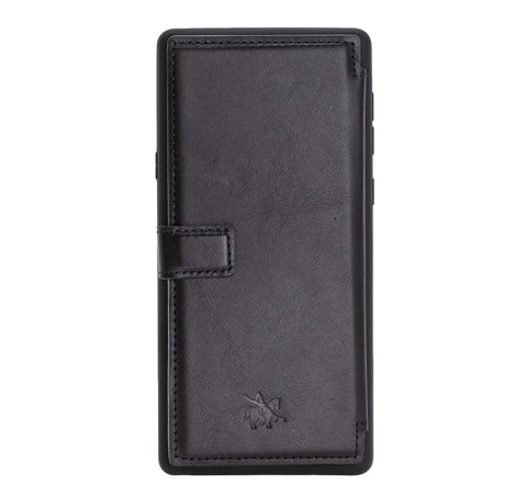 Verona - Funda tipo cartera delgada de piel con bloqueo RFID para Samsung Galaxy Note 9