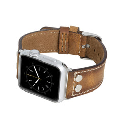 Correa de cuero Como para Apple Watch