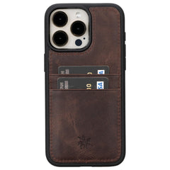 Capri Snap On Leather Wallet Case for iPhone 15 Pro Max