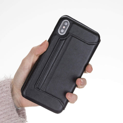 Venice RFID Blocking Leather Wallet Stand Case for iPhone XS Max