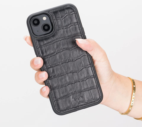 Lucca Snap On Leather Case for iPhone 14 Plus