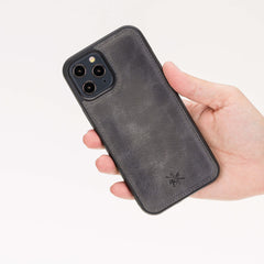 Lucca Snap On Leather Case for iPhone 13 Pro Max