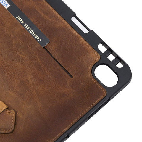 Funda tipo cartera de cuero Lecce para iPad Pro 12.9 2018