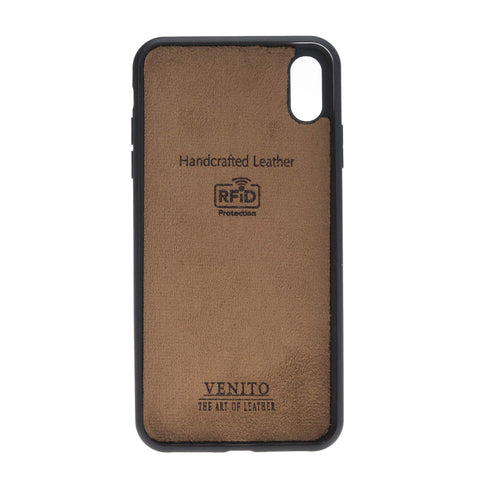 Funda de cuero Lucca Snap On para iPhone XS Max