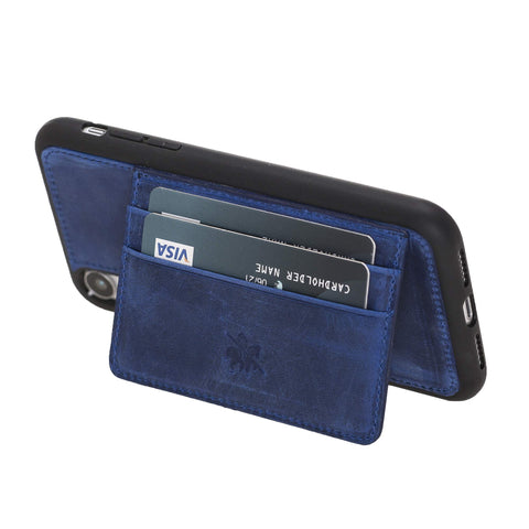 Pisa Snap On Leather Wallet Case with Stand for iPhone XR