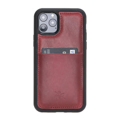 Funda tipo billetera de cuero Capri Snap On para iPhone 11 Pro