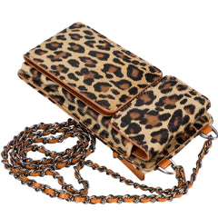 Bolso para teléfono Vittoria Universal Slim tipo bandolera de cuero 