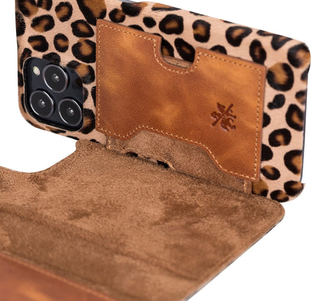 Florence RFID Blocking Leather Wallet Case for iPhone 14 Pro Max