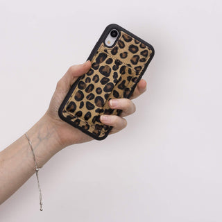 Pisa Snap On Leather Wallet Case with Stand for iPhone XR