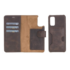 Funda tipo billetera de cuero con bloqueo RFID Florence para Samsung Galaxy S20