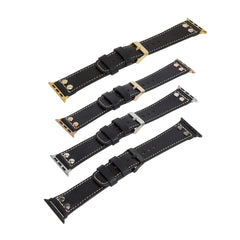 Correa de cuero Como para Apple Watch