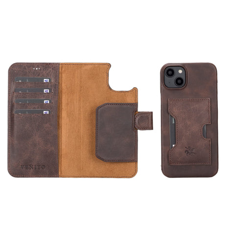 Florence RFID Blocking Leather Wallet Case for iPhone 14 Plus