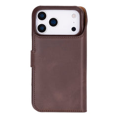 Funda tipo billetera de cuero con bloqueo RFID Florence para iPhone 15 Pro