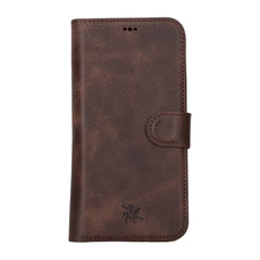 Funda tipo billetera de cuero con bloqueo RFID Florence para iPhone 15 Plus