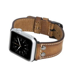 Correa de cuero Como para Apple Watch