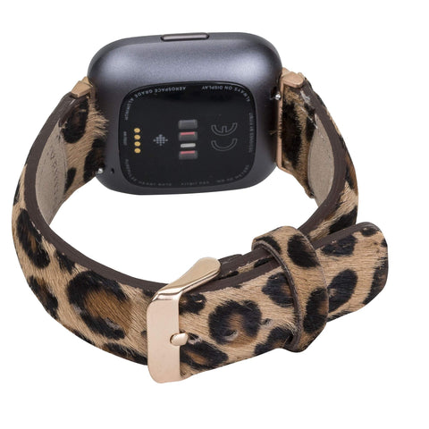 Tuscany Leather Watch Band for Fitbit Versa