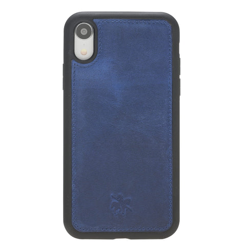 Funda de cuero Lucca Snap On para iPhone XR