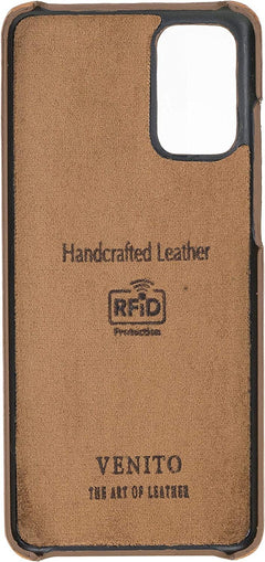 Funda tipo billetera de cuero con bloqueo RFID Florence para Samsung Galaxy S20 Plus