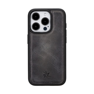 Lucca Snap On Leather Case for iPhone 15 Pro