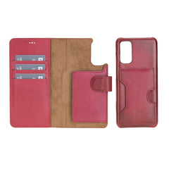 Funda tipo billetera de cuero con bloqueo RFID Florence para Samsung Galaxy S20