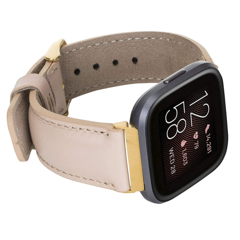 Tuscany Leather Watch Band for Fitbit Versa