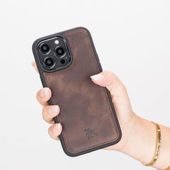 Lucca Snap On Leather Case for iPhone 14 Pro Max
