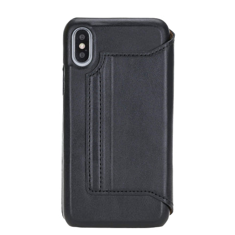 Venice RFID Blocking Leather Wallet Stand Case for iPhone X