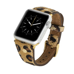 Correa delgada de cuero Sessa para Apple Watch