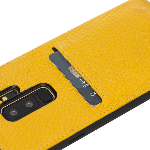 Capri Snap On Leather Wallet Case for Samsung Galaxy S9 Plus