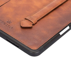 Funda tipo cartera de cuero Lecce para iPad Air 4 2020