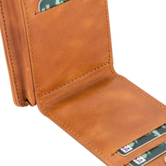 Bolso para teléfono Vittoria Universal Slim tipo bandolera de cuero 