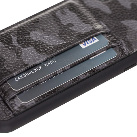 Pisa Snap On Leather Wallet Case with Stand for iPhone XS Max