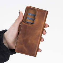 Florence - Funda tipo cartera de piel con bloqueo RFID para Samsung Galaxy S20 Ultra