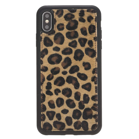 Funda de cuero Lucca Snap On para iPhone XS Max