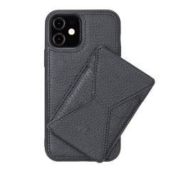 Messa RFID Blocking Leather Case for iPhone 12 Pro with a Detachable Wallet