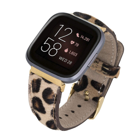Tuscany Leather Watch Band for Fitbit Versa
