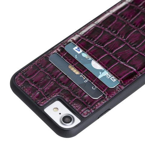 Capri Snap On Leather Wallet Case for iPhone 8