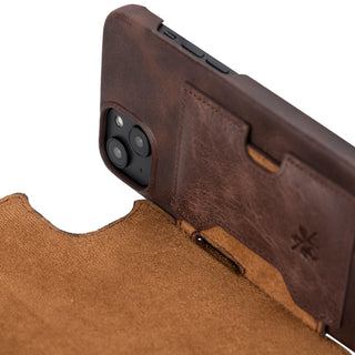 Florence RFID Blocking Leather Wallet Case for iPhone 14 Plus