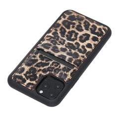 Funda tipo billetera de cuero Capri Snap On para iPhone 11 Pro