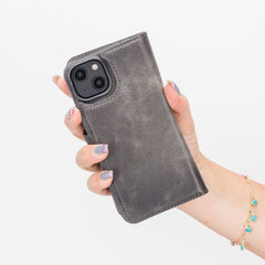 Florence RFID Blocking Leather Wallet Case for iPhone 14