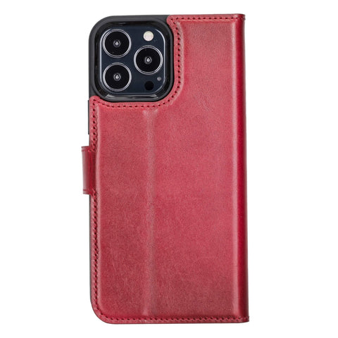 Ravenna RFID Blocking Detachable Leather Wallet Case for iPhone 13 Pro Max