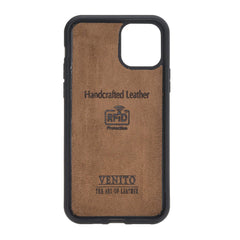 Funda tipo billetera de cuero Capri Snap On para iPhone 11