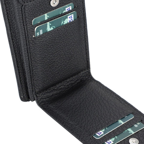 Bolso para teléfono Vittoria Universal Slim tipo bandolera de cuero 