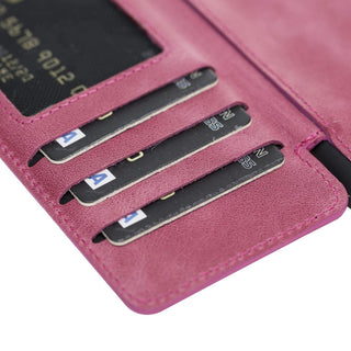 Verona Funda tipo billetera delgada de cuero con bloqueo RFID para iPhone 11 Pro